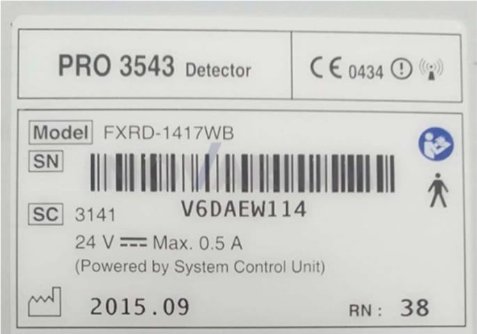 Carestream FXRD-1417WB - PRO 3543 Detector.png