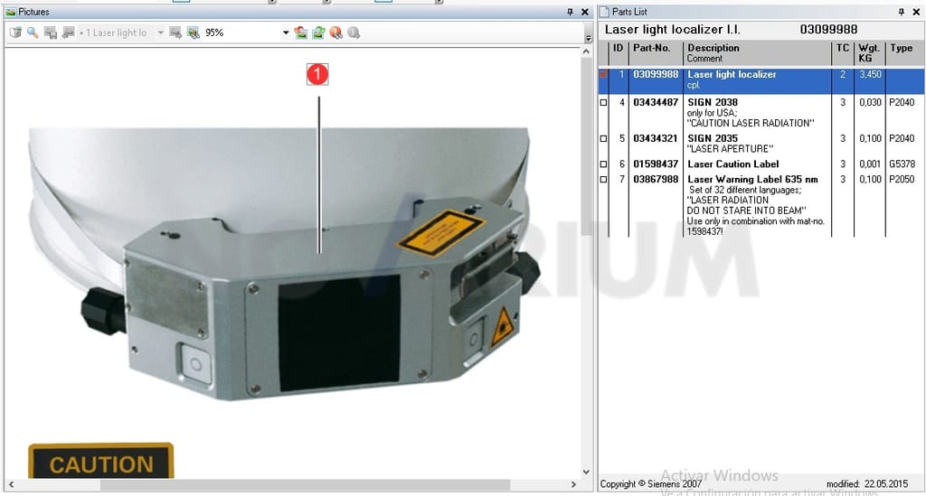 Siemens 03099988 - Laser Light Localiser.jpg