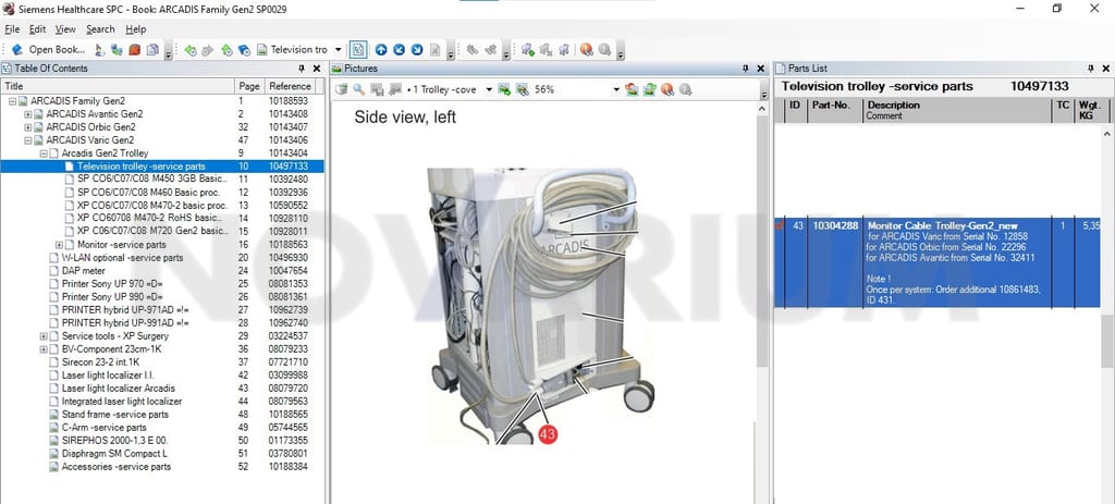 Siemens 10304288 - Monitor Cable Trolley Gen2, 10143409.jpg