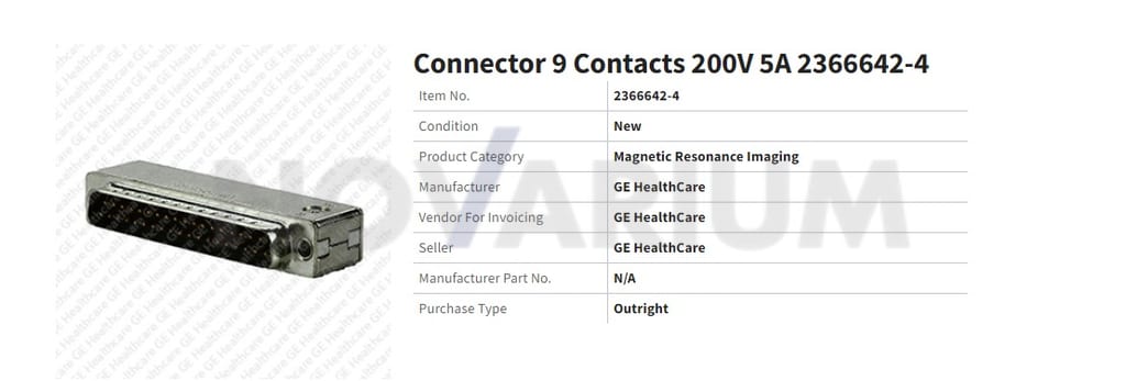GE 2366642-4 - Connector 9 Contacts 200V 5A.png