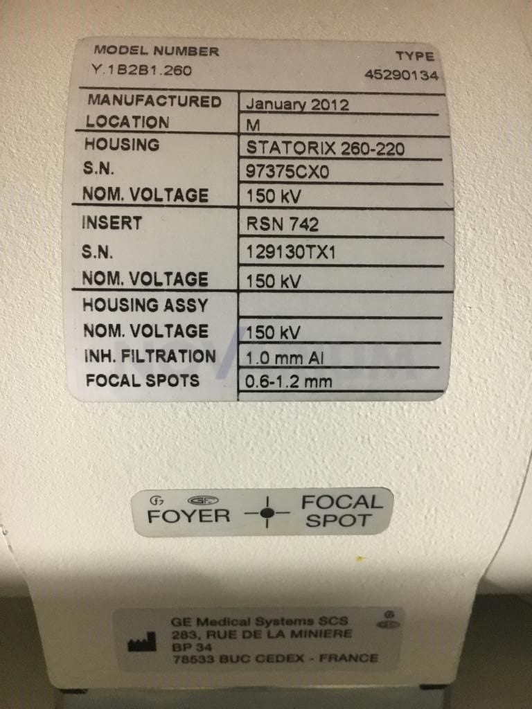 GE 45290134 - X-Ray Tube Statorix 260-220, Insert 742 R, Focal 0,6-1,2.jpg