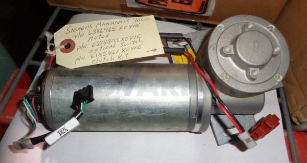 Siemens 6386465 Motor + 6185461 Clutch Kit Mammomat.JPG