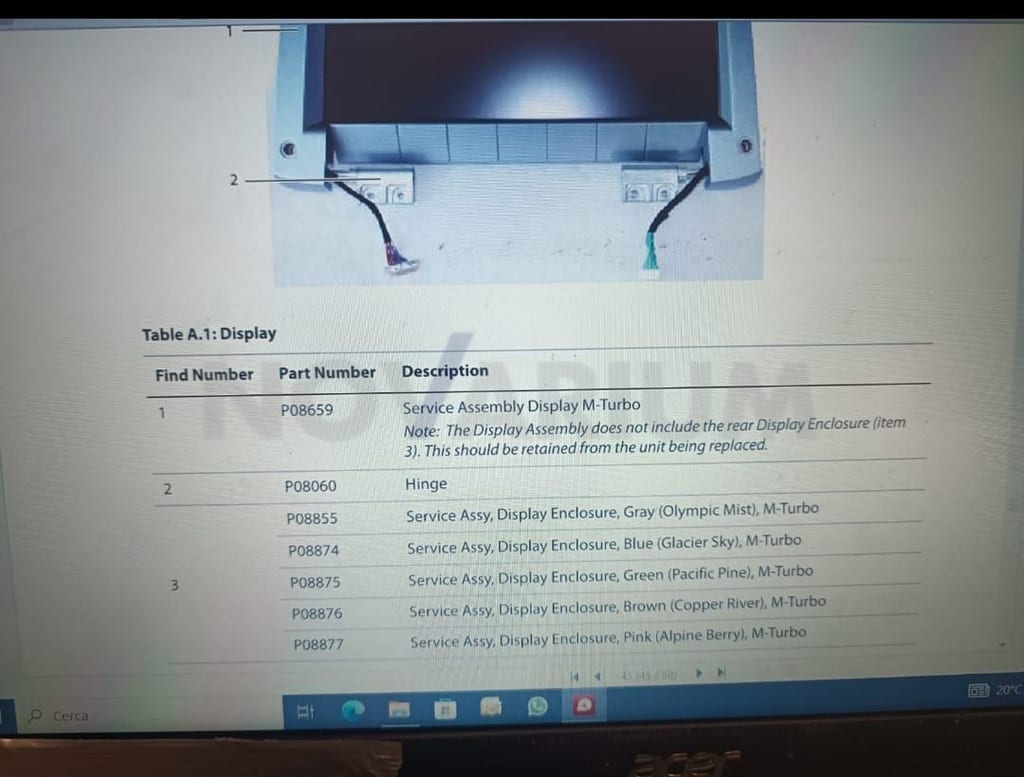 Sonosite P08659 - Service Assy Display with 15- LCD Panel, NL6448BC33-63D (1).jpg