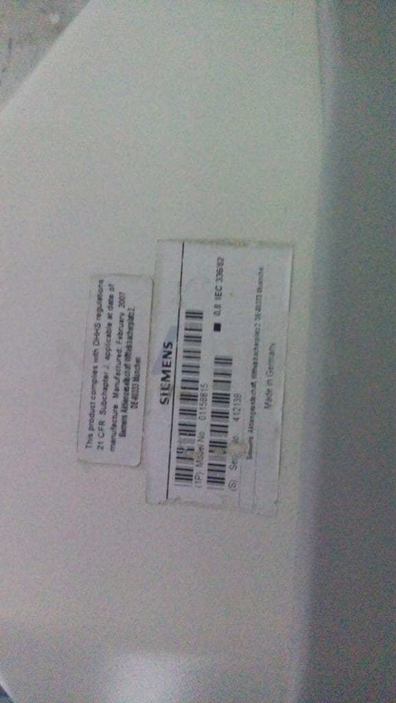 Siemens 9021130 X021E - Single Tank X-Ray Tube, 6983456, Insert 1158815 V2072 P135-30R.jpg